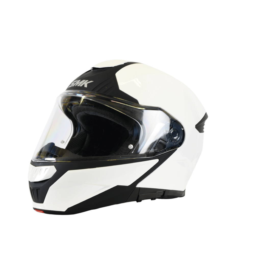 SMK Öffnungsbarer Mc-Helm Gullwing Weiß 