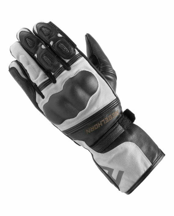 Rebelhorn Mc-Handschuhe Patrol Lang Schwarz /Grau 