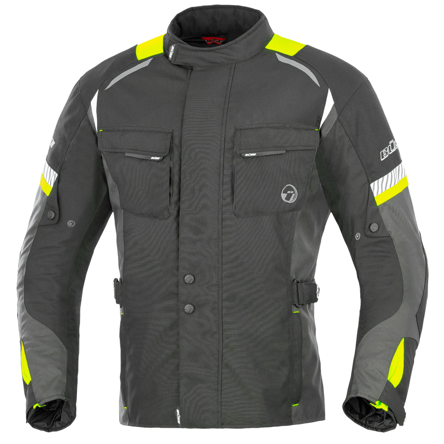 Büse Textile MC Jacke Breno Schwarz /Grippe