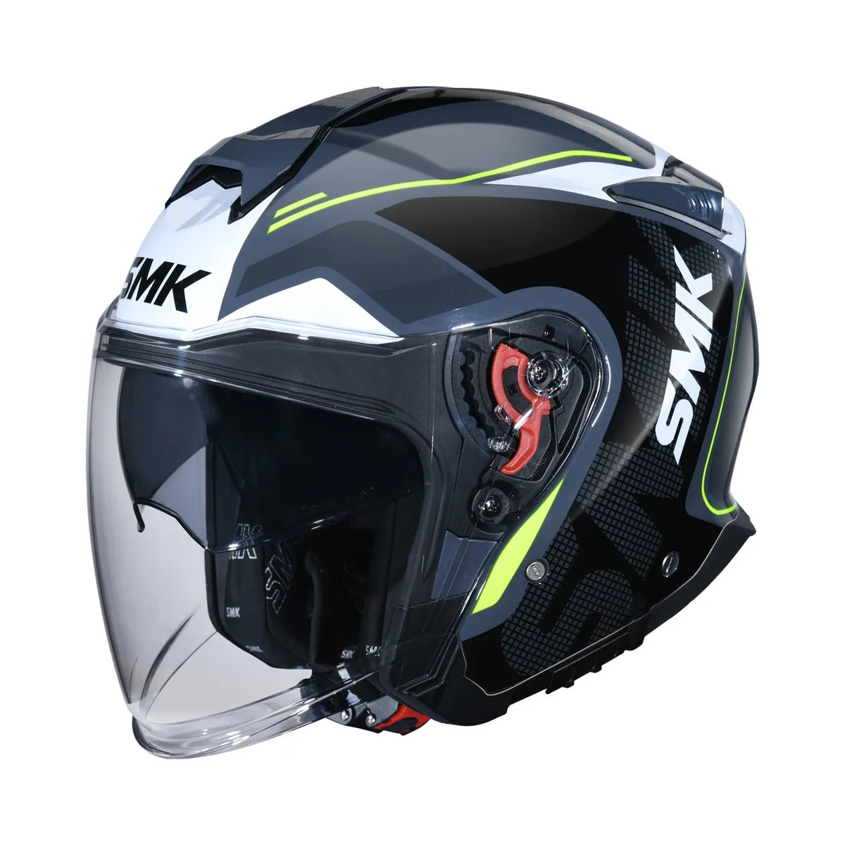 SMK Jet MC Helm GTJ Tourer Black /Grey