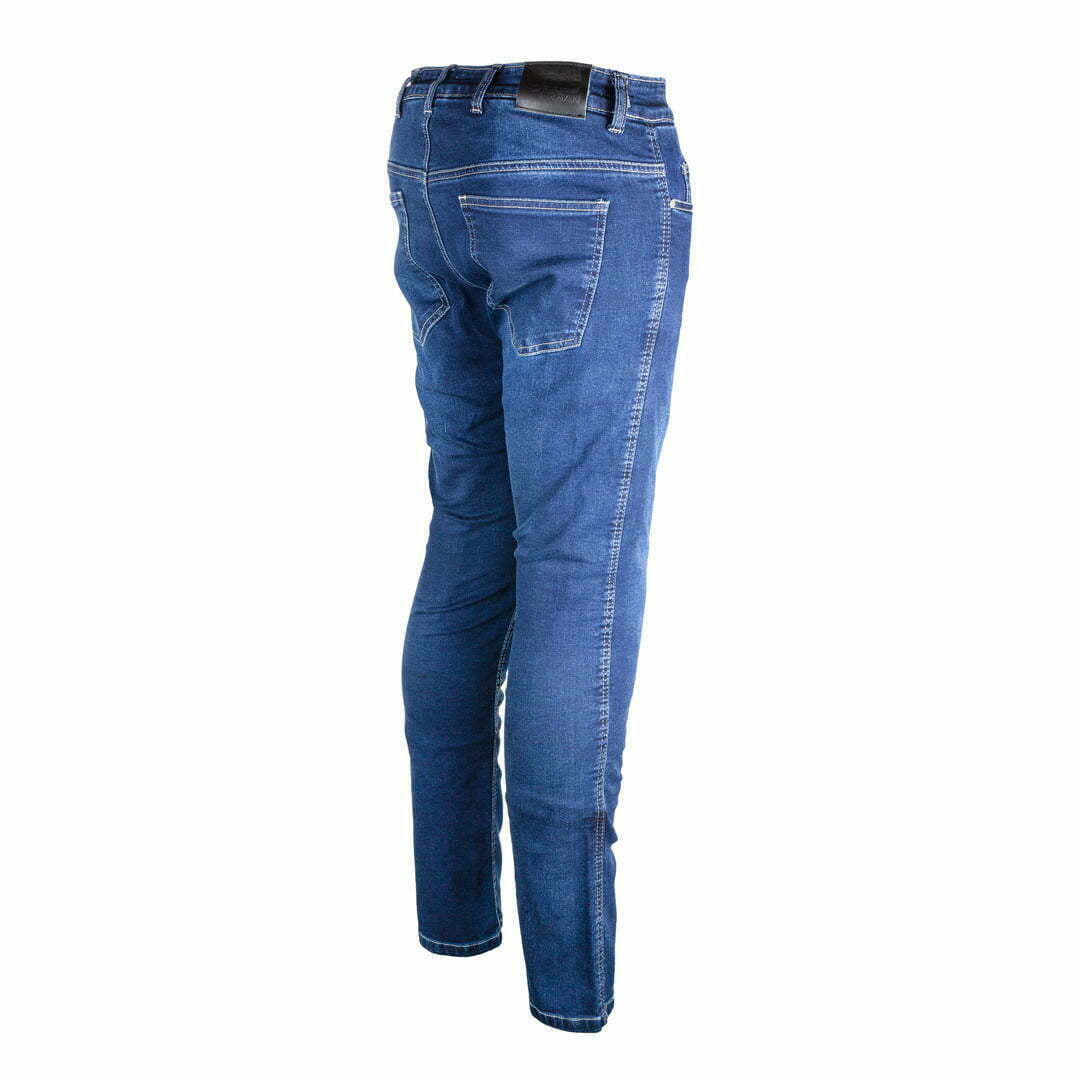 GMS KEVLAR MC-Jeans rammeltje blauw