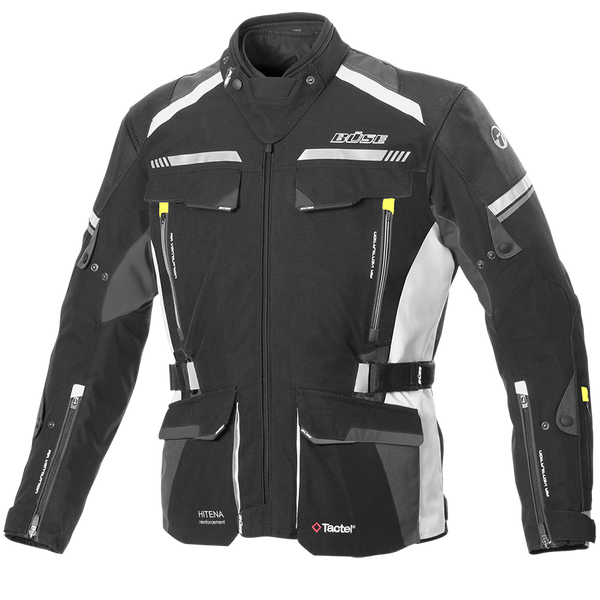 Büse textiel MC Jacket Highland II zwart /grijs