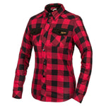 Broger Ladies Kevlar MC Shirt Alaska Red /Black