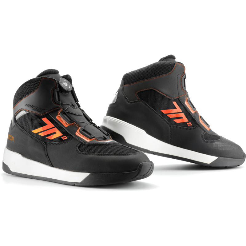 Siebzig Unisex MC-Shoes SD-BC10 Black /Orange