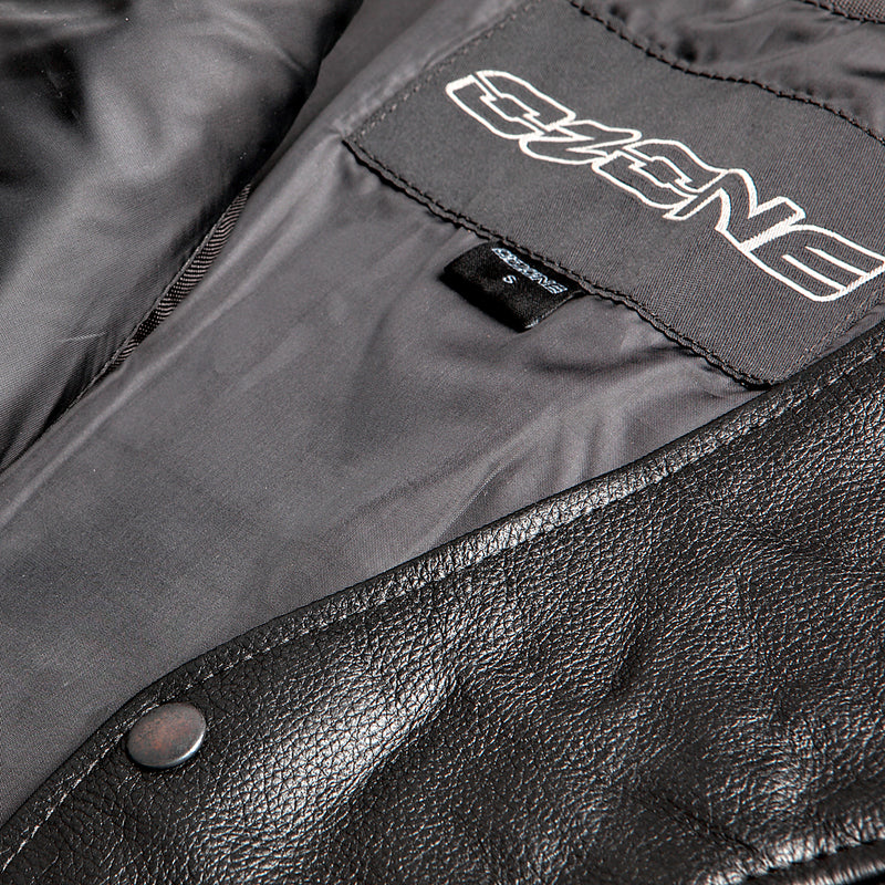 Ozone mc-leather vest staff black