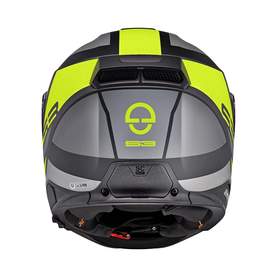 Schuberth Integral Mc-Hjälm S3 Daytona Svart /Flu