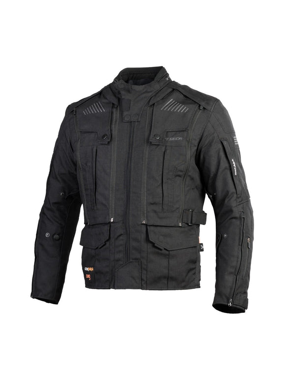 Seca Textile MC Jacket Strada Evo Black