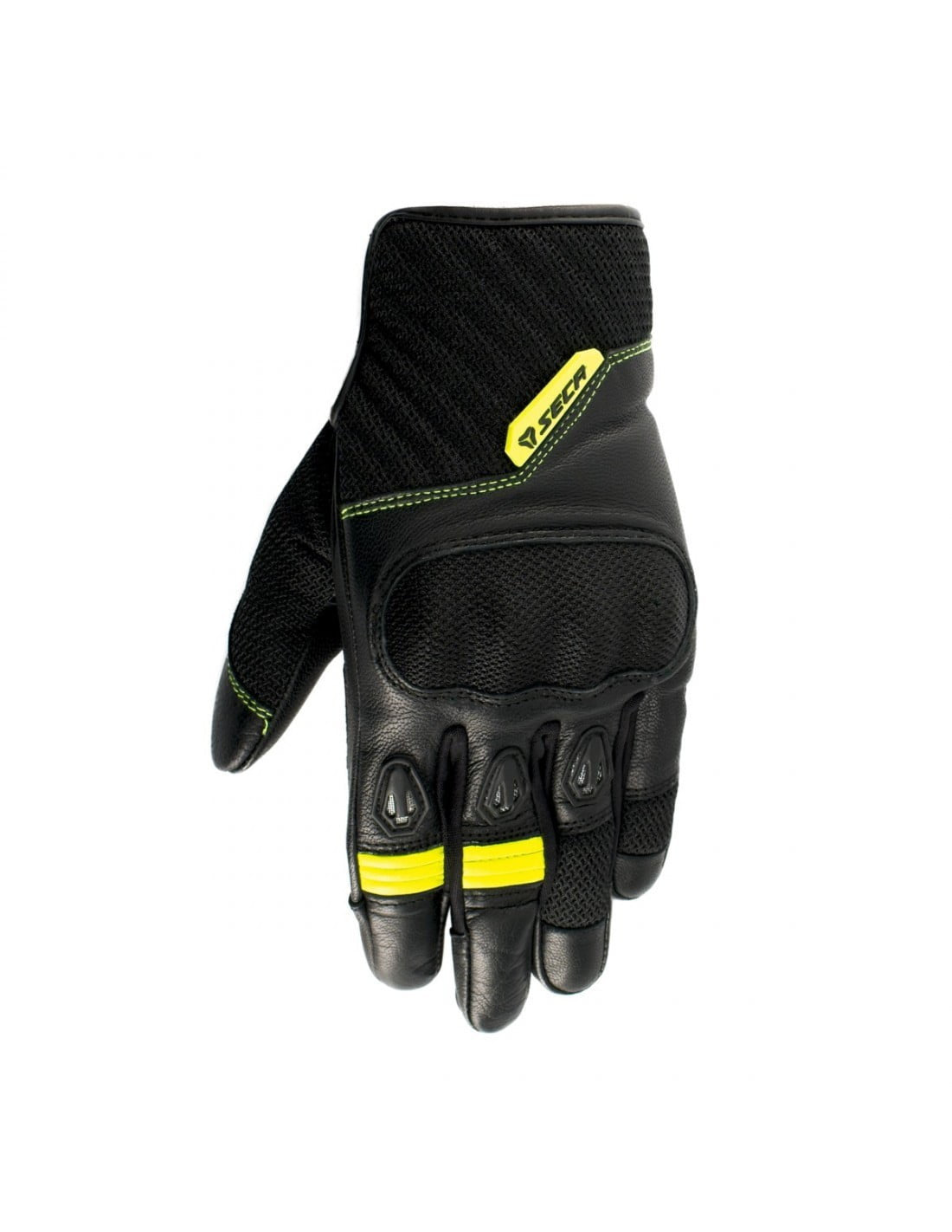 Seca MC Handschuhe Achse Mesh Schwarz /Grippe