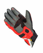 Rebelhorn MC Handschuhe St kurzes Schwarz /Rot