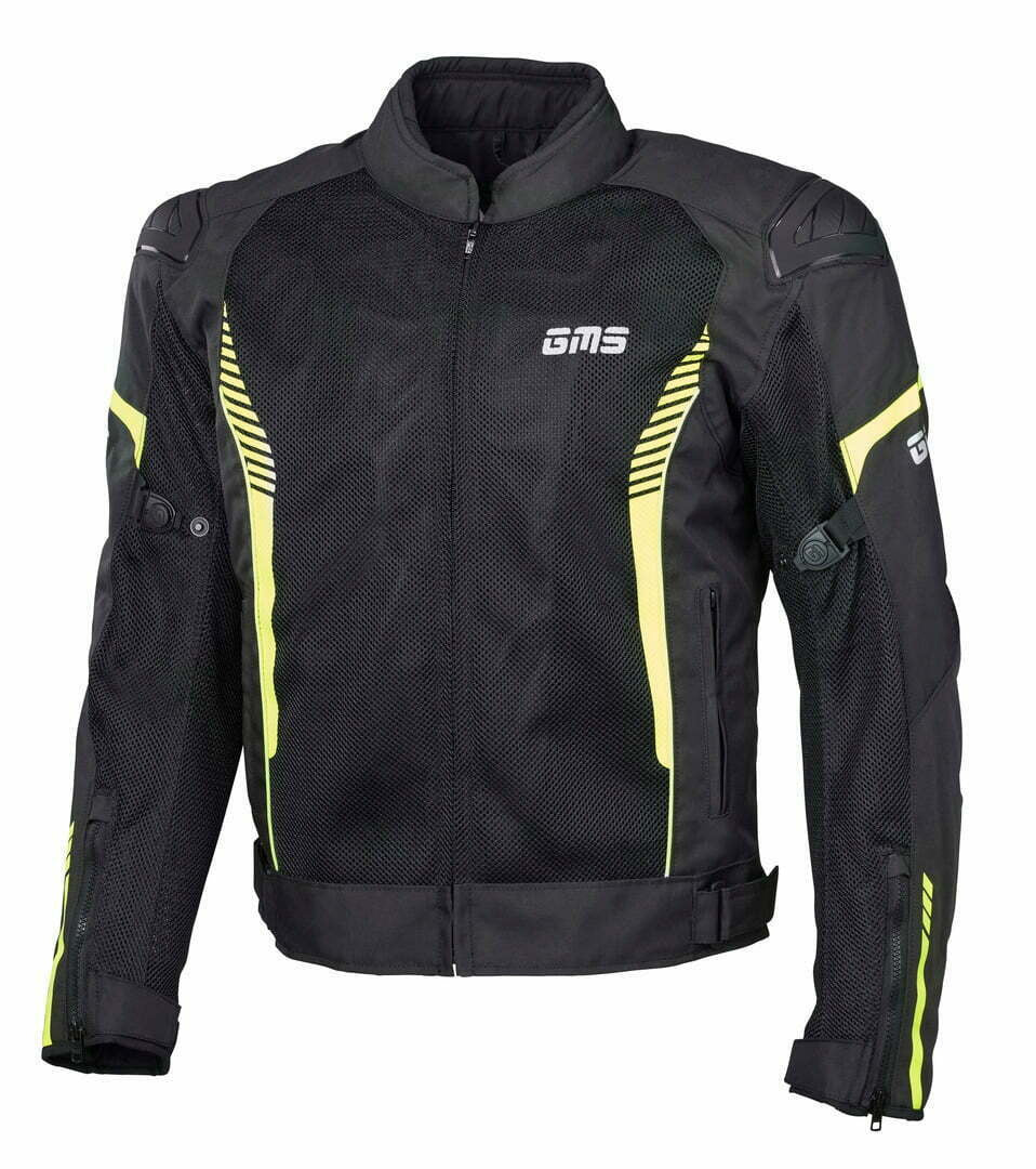 GMS Textile MC Jacke Samu Mesh Schwarz /Grippe