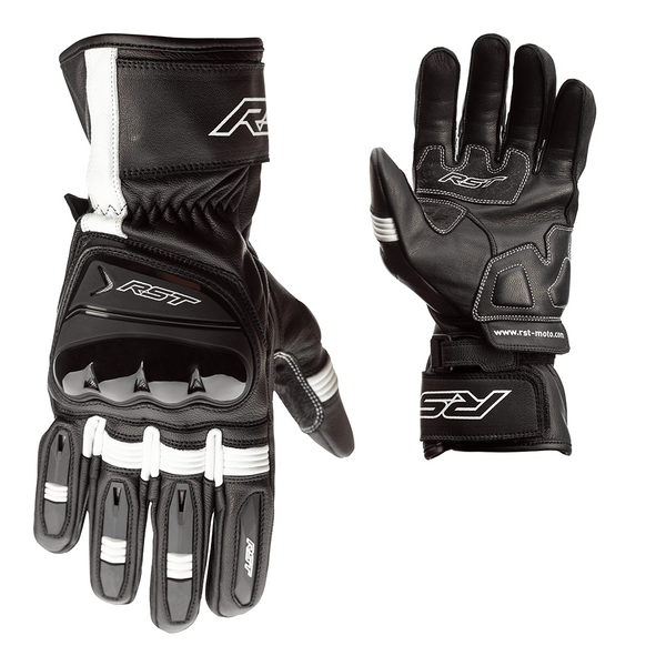 RST Sport Mc-Gloves Pilot Black / White 