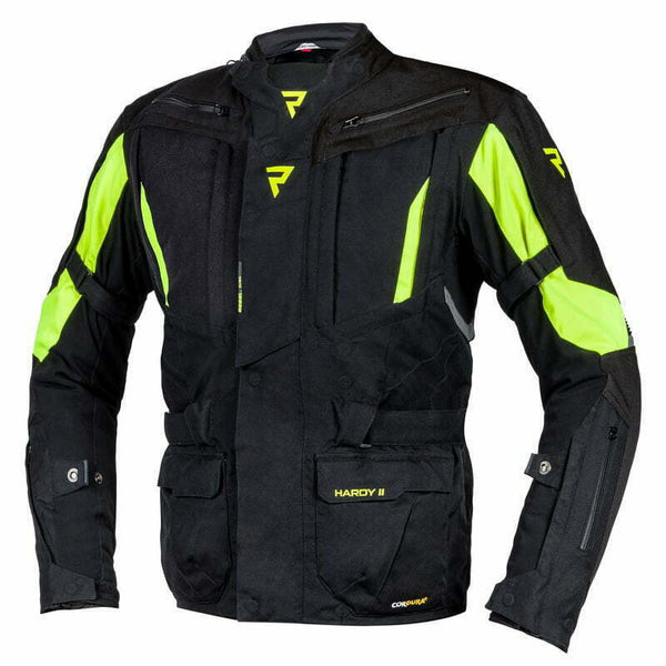 Rebelhorn textile mc veste Hardy II noir / grippe jaune
