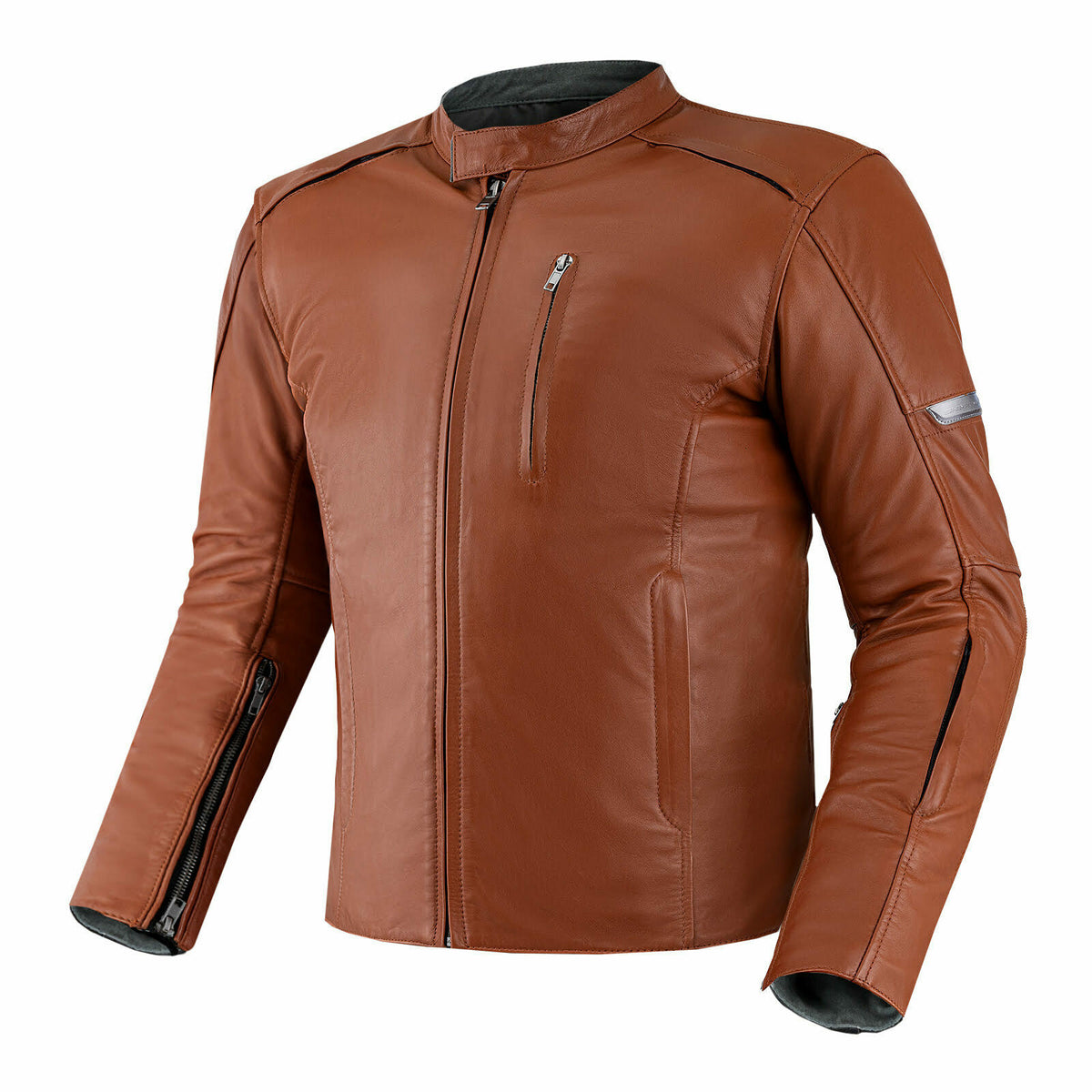 Shima Mc-Leather Jacke Hunter+ 2.0 Hellbraun