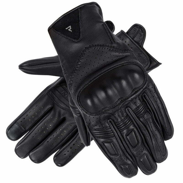 Rebelhorn Mc-Gloves Thug II Black perforé