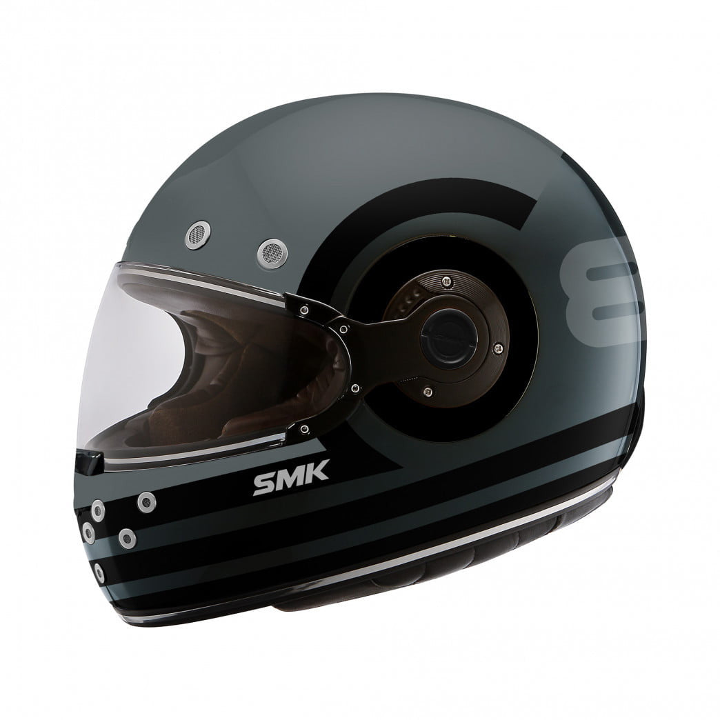 SMK Integral MC Helmet Retro Ranko Gray