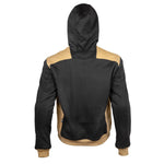 Gms Kevlar Mc-Hoodie Grizzly Schwarz /Beige 