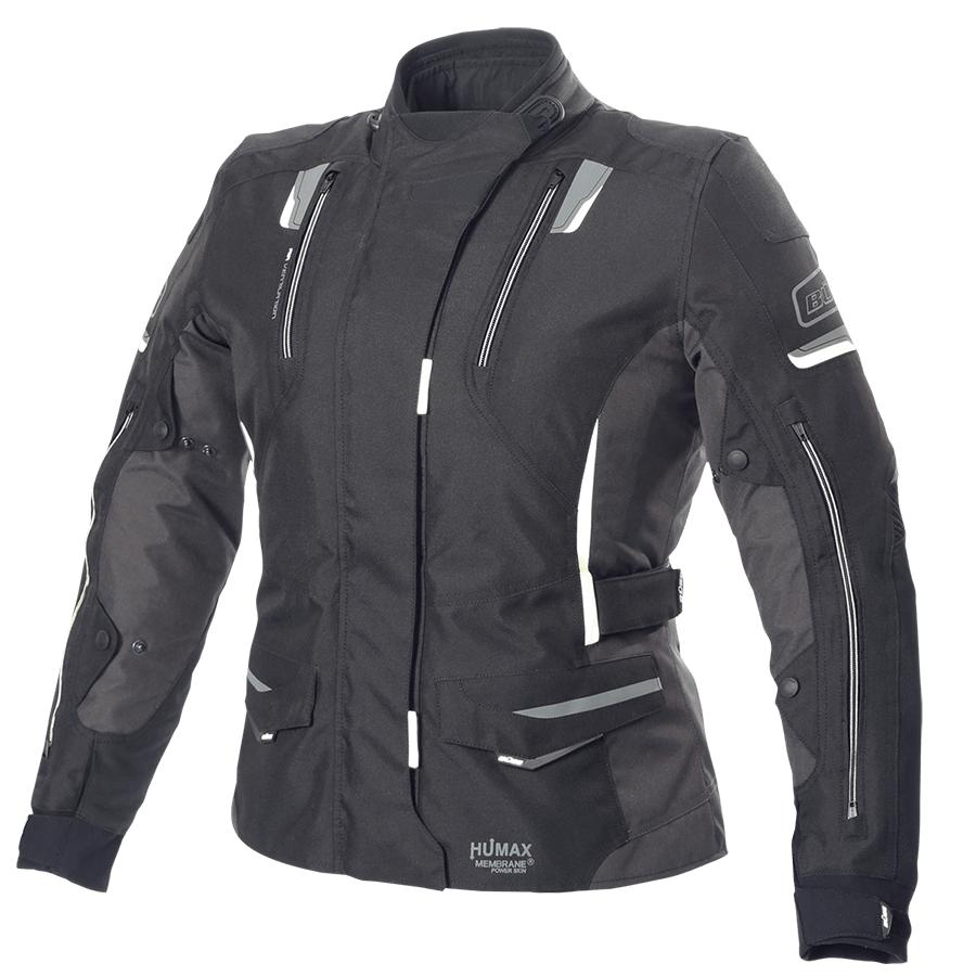 BÜSE Women's Textile Mc-Jacket Jana Black 