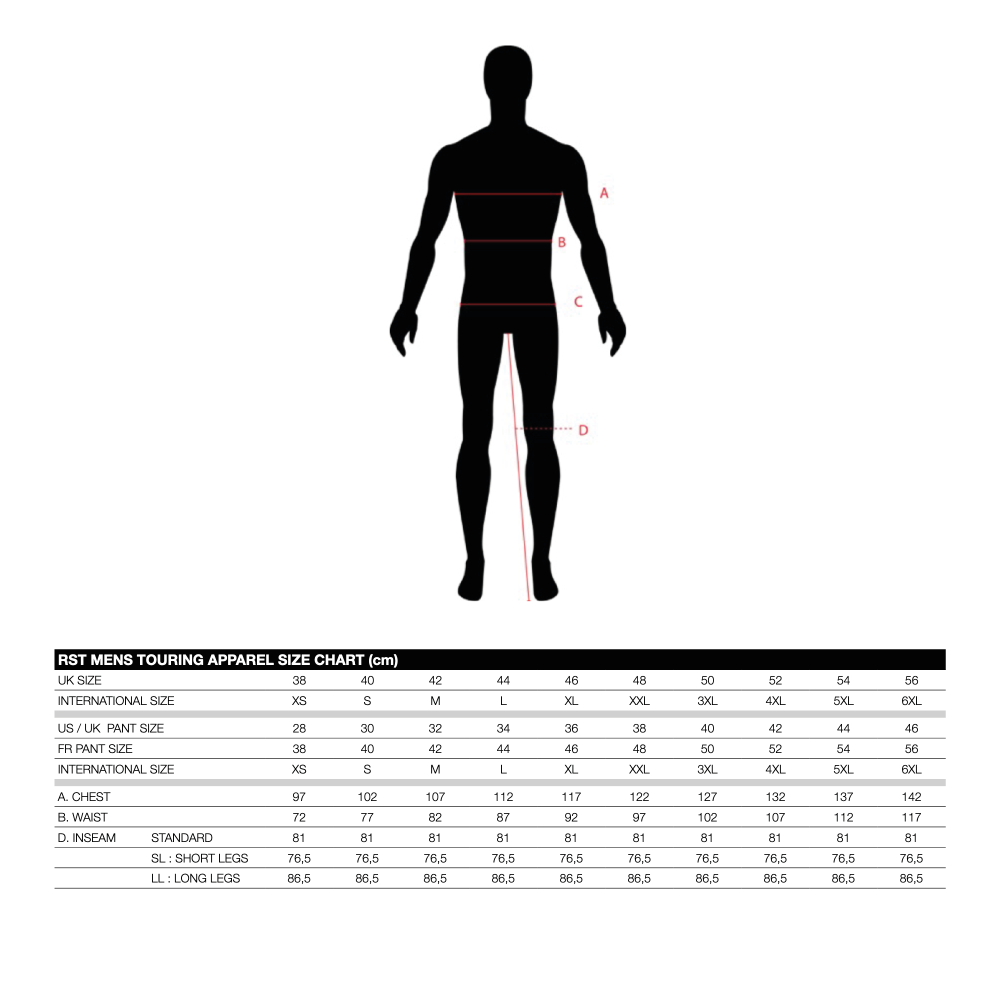 RST Mc-Skin Jacket Tractech Evo 4 CE Wit /zwart