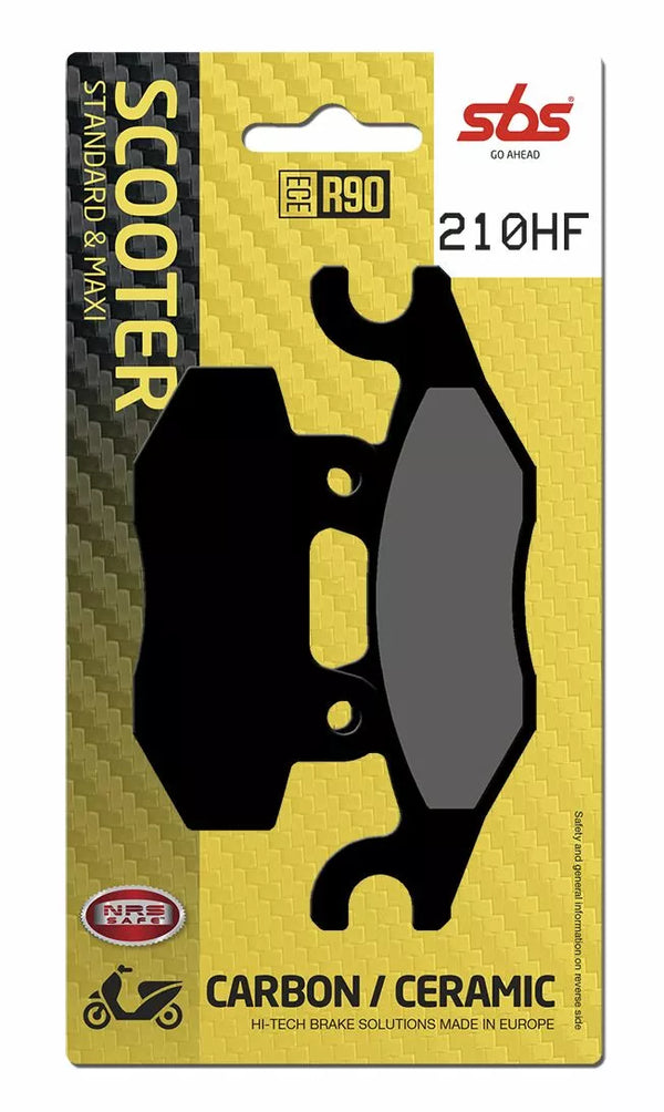 SBS BRAKE PAD CAR/CER SCOOT 210HF