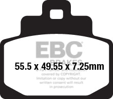 EBC BRAKE PAD HH SINT SCOOTER SFA681HH
