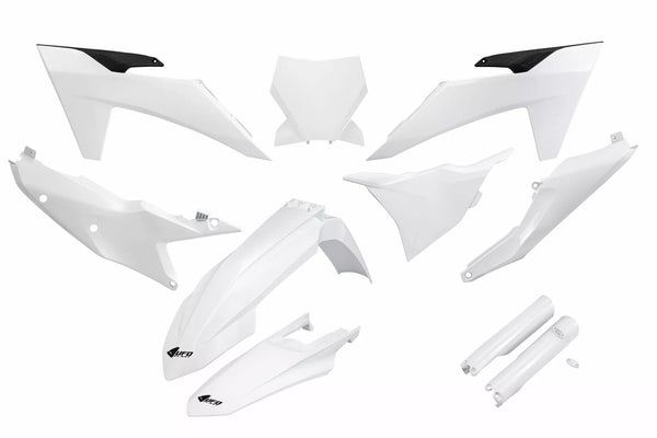 Kit de carrosserie UFO complet SX / SXF 23-24 WH KTKIT529F @ 042