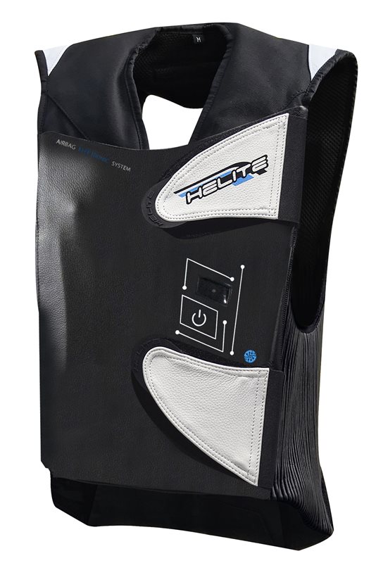 Airbagjäst helite e-gp lucht zwart/wit