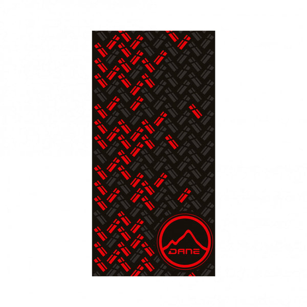 Collier de cou d'été noir / gris / rouge