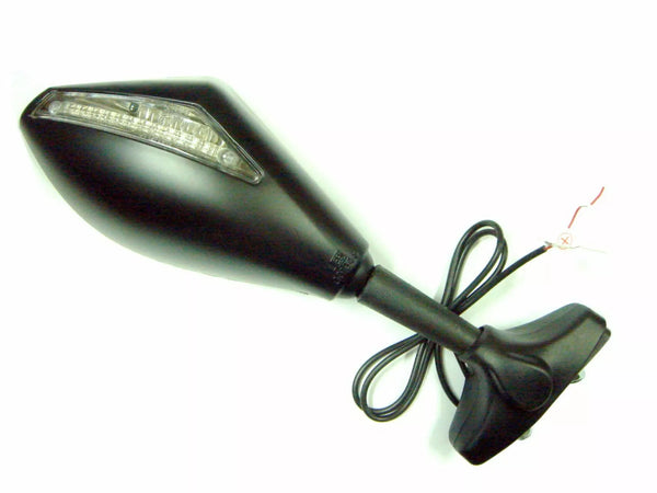 Emgo Mirror Black Links EC W/LED 20-26192