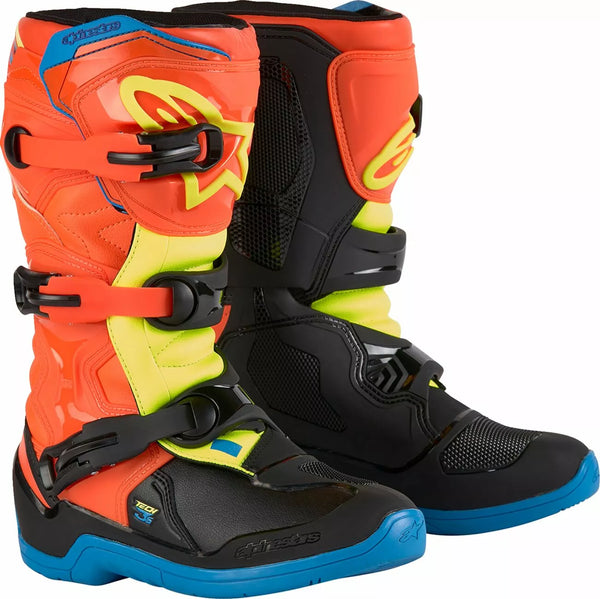Alpinestars (MX) Boot Tech3s Yth Or/BL/Y 7 2014024-4755-7