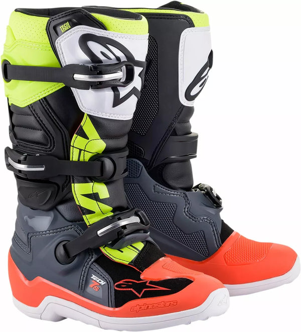 Alpinestars (MX) Boot Tech7s GY / RD / YL 8 2015017-9058-8