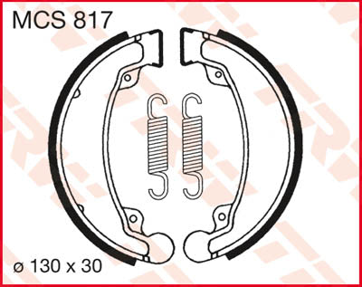 TRW Brake Shoes Trw MCS817 MCS817