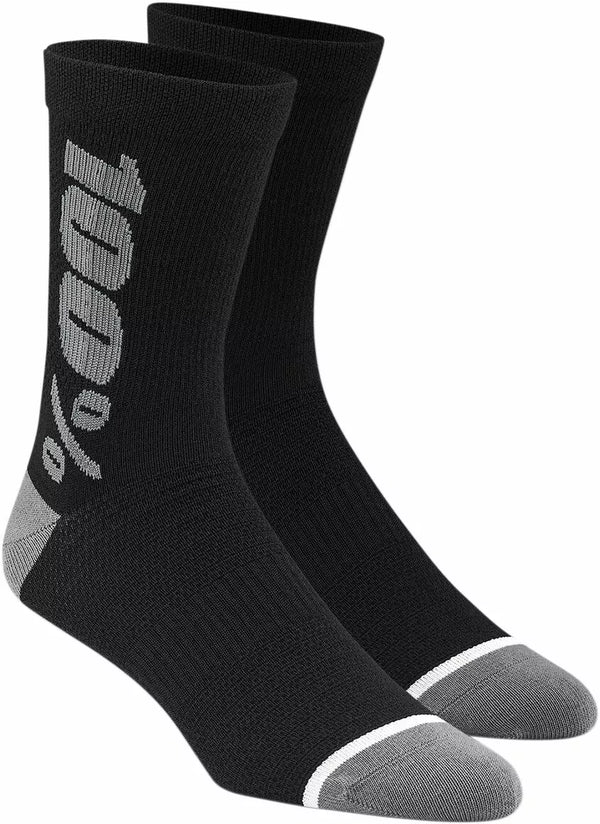 100% chaussettes rythme bk / gy sm / md 20051-002