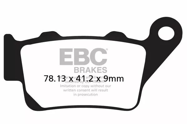 EBC Brake Pad Vee Semisntrd FA213V