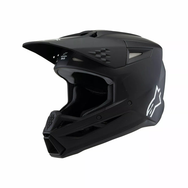 Alpinestars (MX) Helmet Yth SM3 Solid Black YL 8302425-110-LOOK