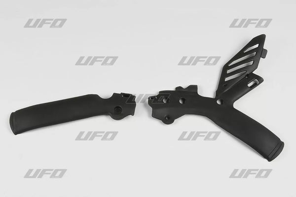 UFO FrameGuards KTM 07-10 BLK KT04001 # 001