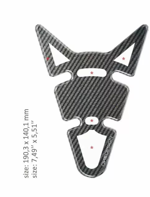 Oneedesign Tank Pad Carbon Wayout Cgwaycp