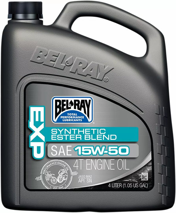 Bel-Ray Oil Exp Blend 4T 15W-50 4L 99130-B4LW