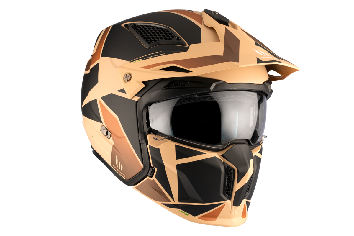 Mt Helmets Open MC Helmet Streetfighter Sv S P1R B9