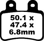 EBC Frein Pad Sfa Org Scooter SFA350