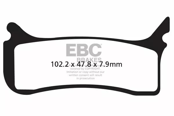 EBC Brake Pad Epfa zijn ext Pro Epfa406HH