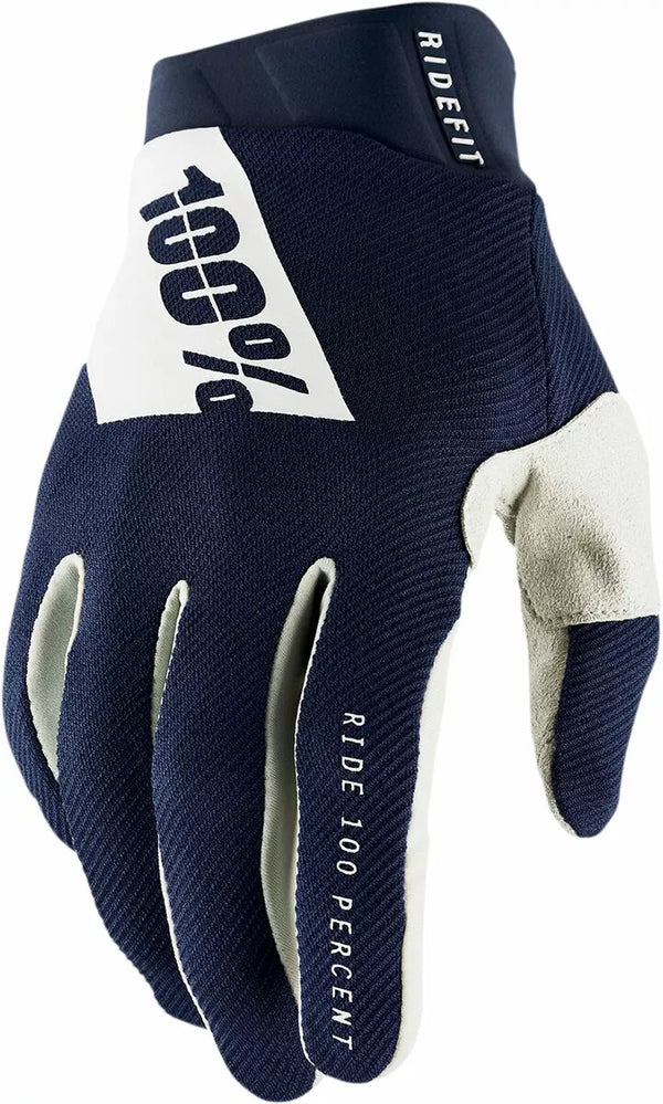 100% Glove Ridefit NV / WH MD 10010-00026