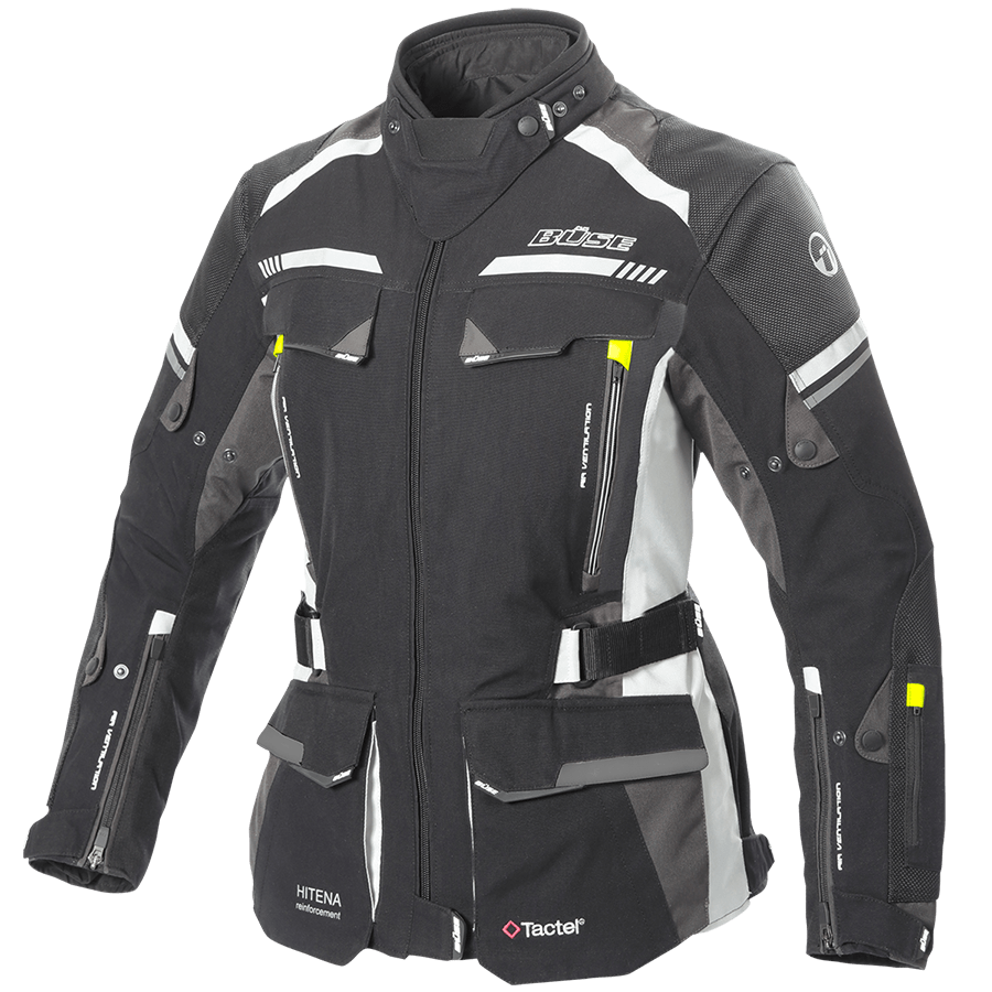 BÖSE Dam Textil Mc-Jacke Highland II Schwarz 