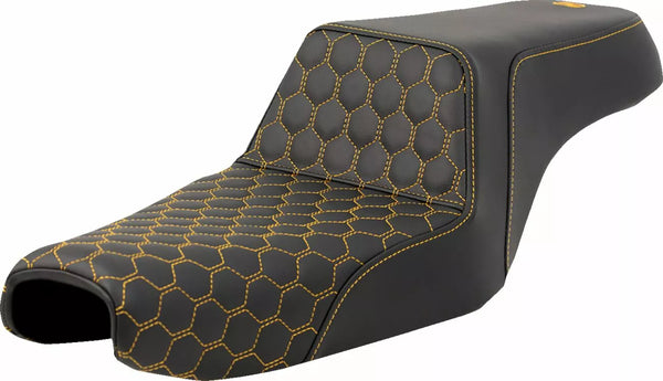 SEAT SADDLENmen Step Up HC Gold Stitch 807-11-17707