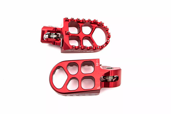 Scar Footpegs Evo Gas Gas Red S5511RD