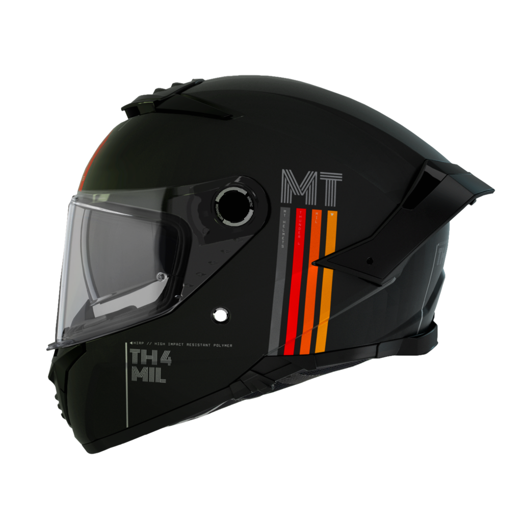 MT Helme Integral Helm Donner 4 Sv Meile mattschwarz