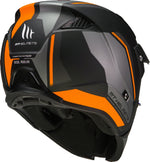 Mt Helmets Open MC Helmet Streetfighter Twin Orange