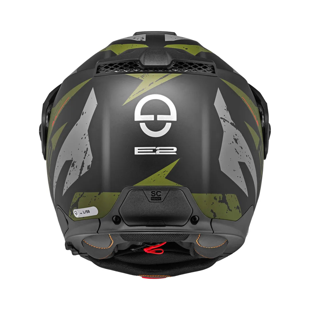 Schuberth Öppningsbar Mc-Hjälm E2 Explorer Khaki