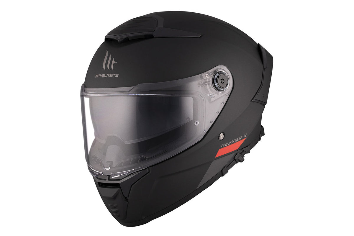 MT Helme Integral MC Helm Thunder 4 SV Matt Black