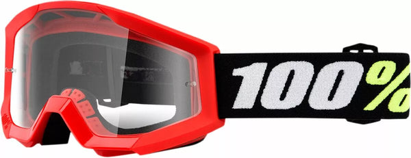 100% Goggle Strata Mini RD/CL 50033-00005