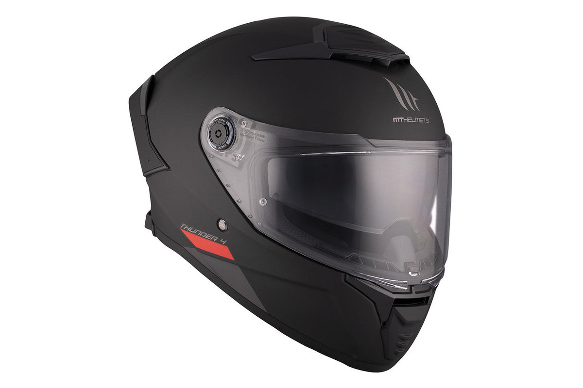 MT Helme Integral MC Helm Thunder 4 SV Matt Black